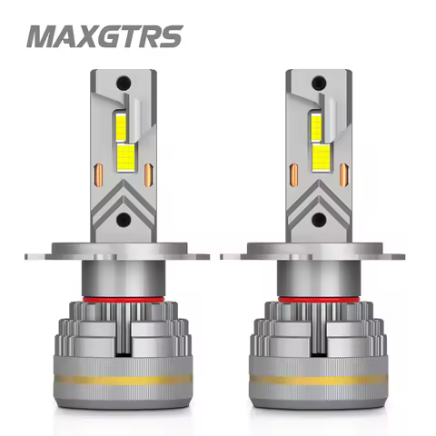 MAXGTRS 2X Turbo LED H4 9003 HB2 H1 H7 H8 H11 9005 9006 LED Beam Headlight Bulbs 200W Canbus Car Fro