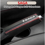 For Proton Saga 2008-2024 Leather Full Cover Handbrake Protector Non-slip Decoration for saga 2024 2