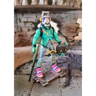 3.75 inches 1:18 Fortnite DJ Yonder Action Figure Backbling & figure stand Collectible Toys for kids