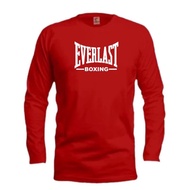 BAJU VIRAL EVERLÂST B0XING UNISEX XS-5XL LONG SLEEVE T-SHIRT 100%COTTON 200GSM