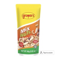 GROWERS Mix Nuts, Cashew, Roasted Nuts 80g