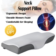 Soft Memory Foam Pillow Reversible Orthopedic Pillow Cervical Neck Support Sleeping Massager Pillow Hilton's Same Style