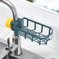 Kitchen Sink Shelves Faucet Drain Racks Dishcloth Sponge Storage Drain Dry Shelf