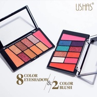 MATA USHAS ES2866 8 COLOR Eyeshadow & 2 COLOR Blush On 11.4 Gram | Eye Dye | Blush