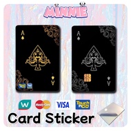 [ Poker Card ] Touch n Go Card Sticker TNG NFC Card / Watsons Card / ACCESS Card / MASTER/VISA/CREDI
