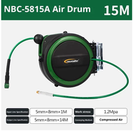 Retractable Air Hose Reel Auto Rewind 10M/15M/20M/25M | Wall Mount Compressor Hos Angin Garage