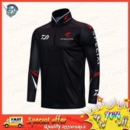【DM】DAIWA Fishing shirt clothes Tops Shirt Jacket Anti-UV quick dry Breathable Jersey long-sleeve su