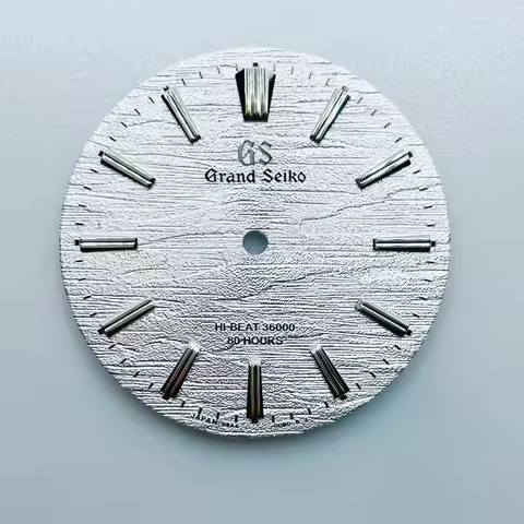 33.5mm NH35 dialNH36 dial No luminous type No date GS mechanical watch movement dial for seiko mod