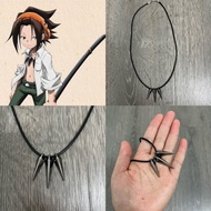 【User-friendly】 Shaman King Yoh Asakura Cosplay Necklace Amulet Choker Chain Pendant Halloween Cospl