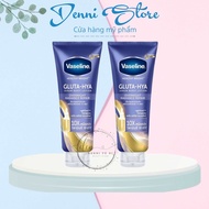 Sữa dưỡng thể Vaseline xanh Gluta-Hya 10X Overnight Radiance Repair ban đêm Thái lan 300ml