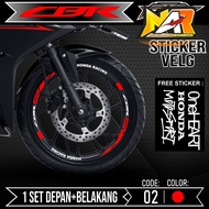 STICKER STICKER Cutting Rim CBR 150R - Sticker Accessories Cutting Sticker List Motor Honda CBR150R 
