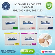 [ BOX ] CAN-CARE - IV Cannula / Catheter ( 18G 20G 22G 24G 26G ) SOLD PER BOX