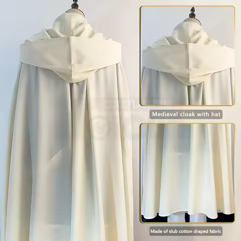 HOLOUN Frieren Beyond Journey's End Anime Himmel Cosplay Costume Wig Shawl Cloak Coat Pants Rose Net