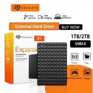 Seagate External Hard Drive 4TB 2TB Expansion USB 3.0 External Hard Drive 2TB/1TB Portable External 
