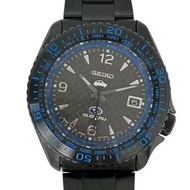 ☆ SEIKO 精工 Navy, Black Stainless Steel Subaru 60th Anniversary Limited Driver's Automatic Watch 深藍色黑