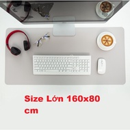 [Size to 160x80 cm] New Model Large Size Leather Table Mat, Waterproof, Anti-Scratch Laptop, Macbook