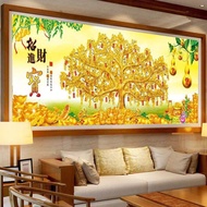 ❀Diamond Embroidery,Rich Tree Money,5D,Diamond Painting,Cross Stitch,3D,Diamond