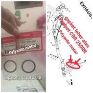 18291-MN5-650 gasket exh pipe exhaust neck Honda cbr 250rr 250RR get 2 original pieces