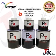 VCROM 2K PRIMER SERIES 4:1 - P1 / P4 / P7 - 1 LITRE WITH HARDENER (2k Undercoat )  **READY STOCK**