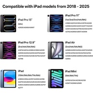 Pen Stylus untuk iPad Pro 13/12.9/11 Inci-Caj Cepat Pensel Aktif untuk 2018-2025 iPad Pro 11"/12.9"/
