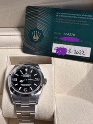 Rolex Explorer 124270 黑面