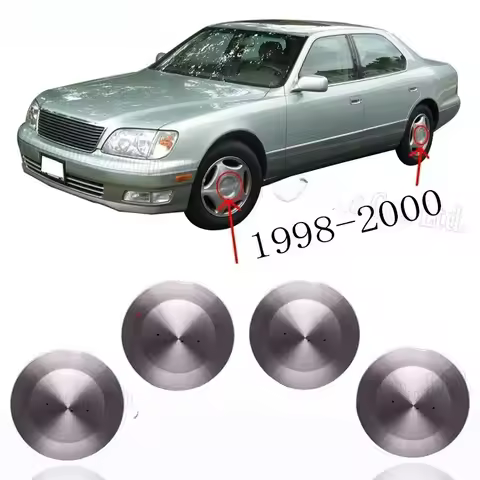 4pcs Wheel Center Cap For 1998-2000 LEXUS LS400 LS 400 16" Rim 178mm 7" 42603-50100