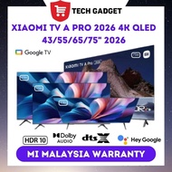 Xiaomi TV A Pro Series 32/43/55/65/75 2026 | 4K QLED | Dolby Audio | Google TV
