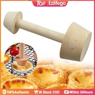 DIY Egg Tart Pusher Wooden Egg Tart Molder Double Side Pastry Tart Tamper for Baking Kitchen Tools