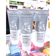 Facial Foam Wardah / Wardah Nature Daily Mineral + Clarifying Facial Foam 100ml