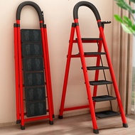 Foldable Ladder Stool Step Compact and Light Ladder 3/4/5/6 Step Ladder Household Ladders