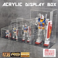 Gundam Acrylic Display Box Display Box HG RG MG 1/144 1/100 Size: 20 x 20 x 25 cm