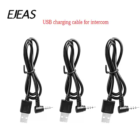 EJEAS V6 V4 V4C V6C V6 Pro FBIM 3.5mm data charging cable Helmet Intercom Accessories USB Charging C