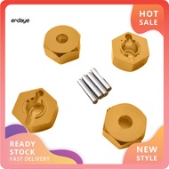 EYD- 4Pcs 12mm Aluminum Wheel Hex Nut with Pins Drive Hubs for 1/10 HSP RC Car 102042