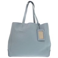 Tod's 0439 藍灰色粒面皮革手提包，成色極佳 [二手] TOD'S