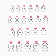 Cincin Titanium Batu Kalimaya Koral HQ