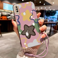 HP Casing For OPPO A31 A8 Case Casing Star Pattern HP Casing Layered Strap Casing Silicone Softcase