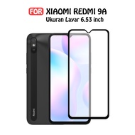 CASE888 Tempered Glass 5D 6D 9D 21D Xiaomi Redmi 9A Full Coverage Ultra HD - BLACK