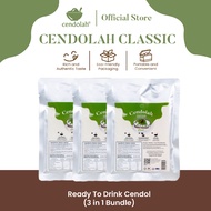 Cendolah Classic – Cendol Segera (Pek 3 dalam 1) Minuman Pencuci Mulut Cendol Tradisional