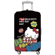 LOQI 行李箱外套／Hello Kitty 酷黑 KT05