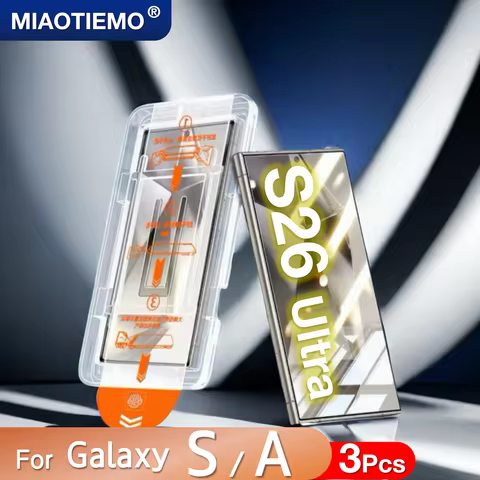 3Pc For Samsung Galaxy S26 S25 Edge S24 Ultra S23 S22 S21 Plus Fe A55 A56 A25 A35 A36 A16 A26 5G Scr