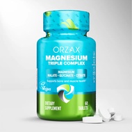 ORZAX MAGNESIUM TRIPLE COMPLEX 60 TABLETS