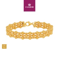 HABIB 916/22K Yellow Gold Bangle GB95610426(04Y) (22K Gold)