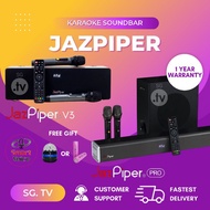 [ONE DAY DELIVERY] JAZPIPER | JAZPIPER PLUS VOICE | VERSION 3 | PRO | FAMILY HOME KARAOKE SYSTEM | SOUNDBAR | ANDROID |
