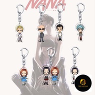 Osaki Nana Anime Keychain Komatsu Nana Terashima Nobuo Men Key Chains for Women Fashion Figure Acryl
