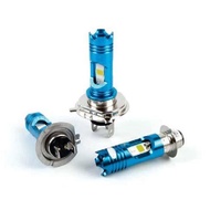 MOTORCYCLE LAMPU LED HEADLIGHT BULB H4 P15D BA20D h6 h6m / 30 LED COB Bulb 8W white+RGB DC12v