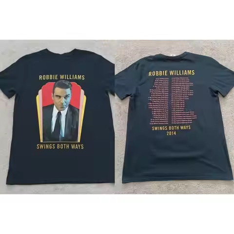 New Robbie Williams 2014 Tour For Fans S 5XL T Shirt SS304