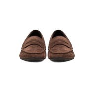 Men's Leather Slip On Shoes - Winshor - Dexter Mocca Brown Suede
