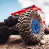 jingcc-my RC Wheel Hub 4pc Aluminum Alloy (Blue)