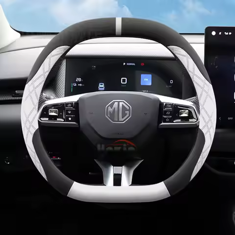 Car Steering Wheel Cover Suitable for MG4 EV MG4 Urban, ZS Hybrid /ZS EV HS, MG5 EV, GT (MG6),7, MGS