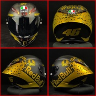 สติ๊กเกอร์ตกแต่งหมวกกันน็อคไฟนิชเงา/แวววาว รุ่นชampion รุ่น Red Bull K1PISTA แว่นกันลมเปลี่ยนสี อะไห